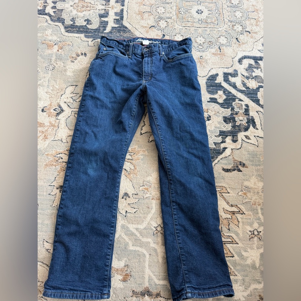 Eddie Bauer Flannel Lined Straight Jeans